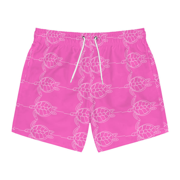 Turtle Swim Shorts Pink