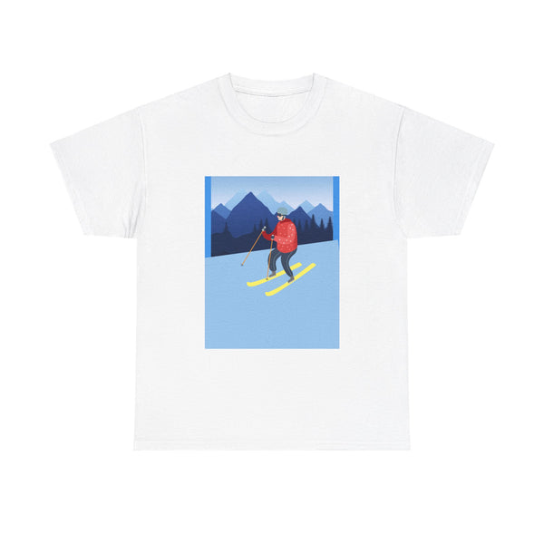 Retro Ski Trip T-Shirt Blue
